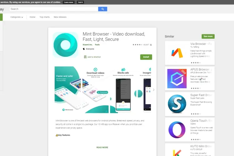 Mint Browser