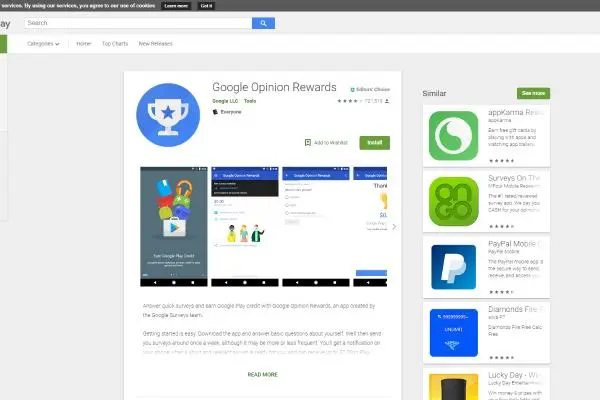 Make Free Money From Google Opinion Rewards