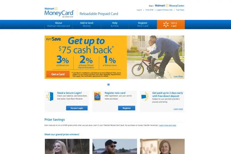 Walmart  MoneyCard