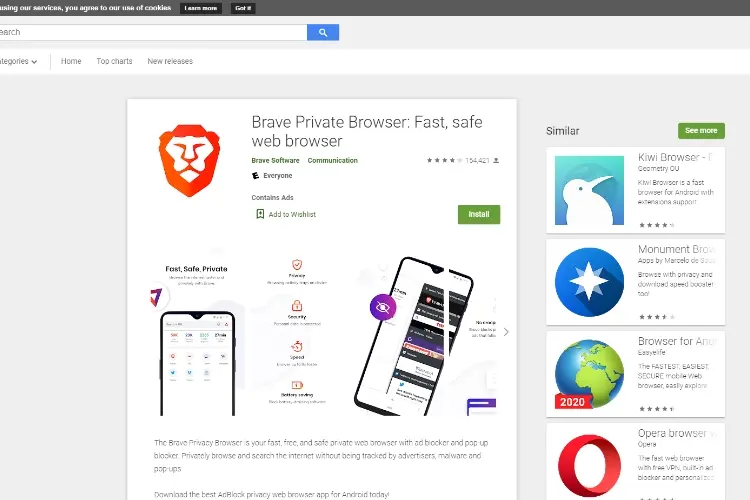 Brave PrivacyBrowser 