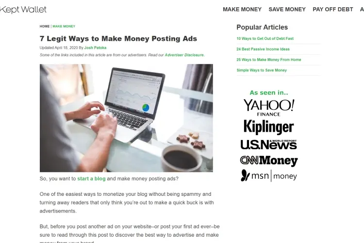 Best Ways to Get Paid from Posting Ads Online