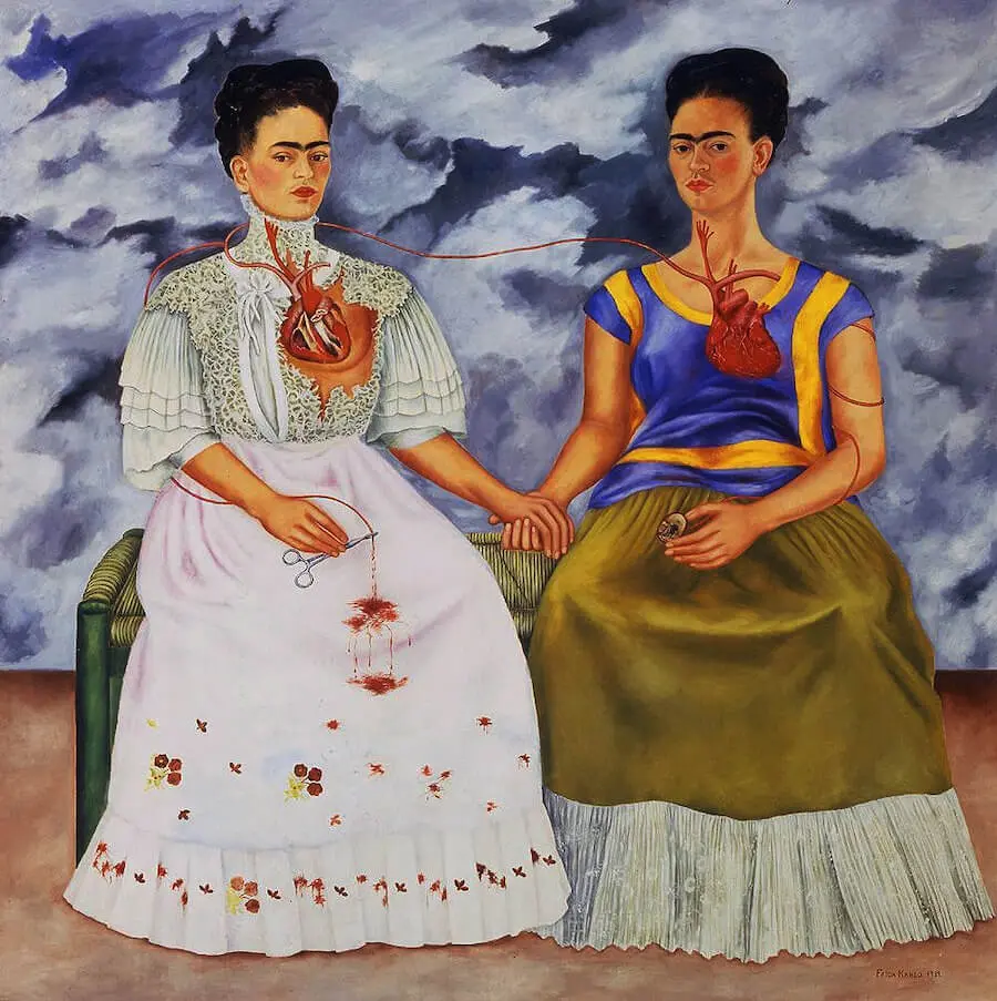 Portraitof the Las Dos Fridas (The Two Fridas)